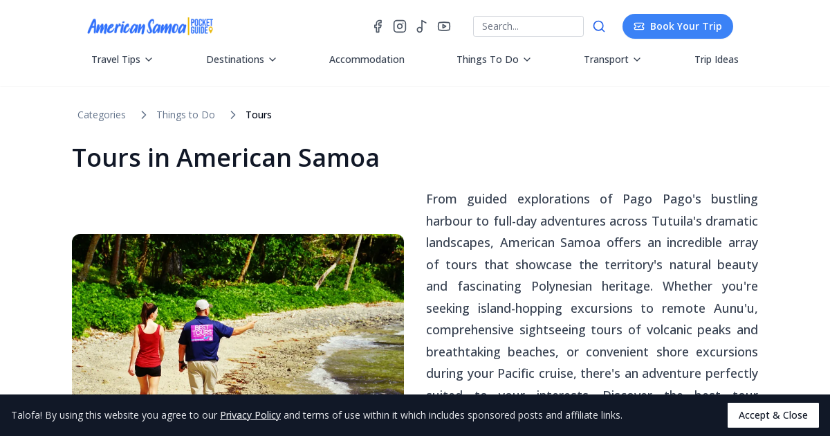 Tours In American Samoa On American Samoa S Top Travel Guide
