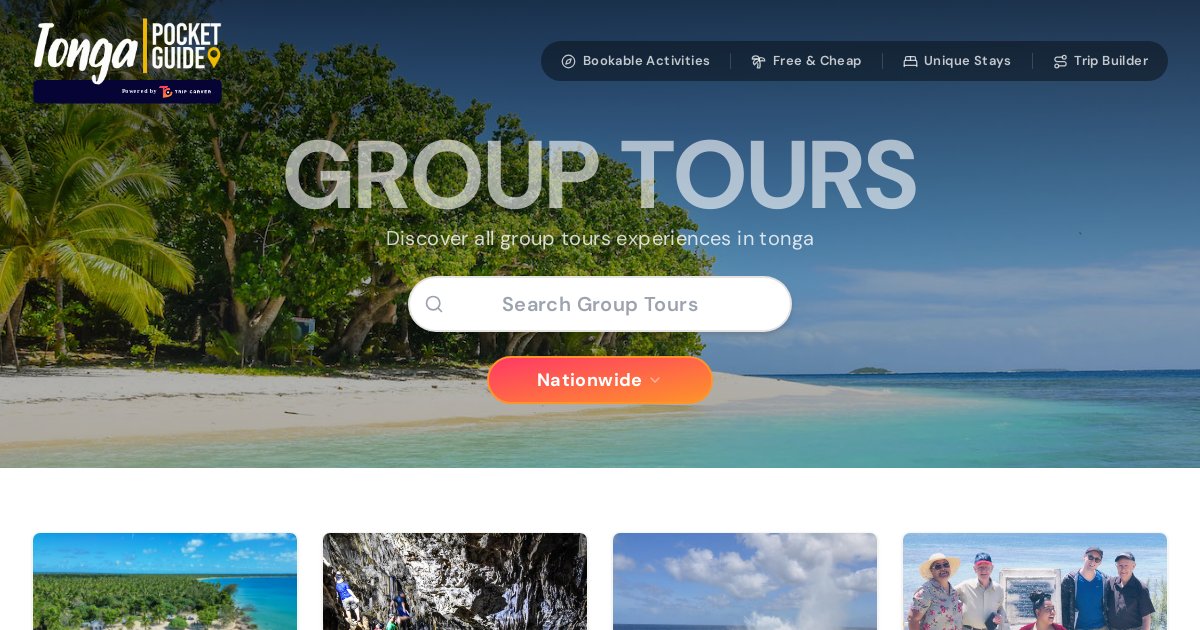 Best Tonga Experiences in 2026 - Book 91+ Tours & Activities