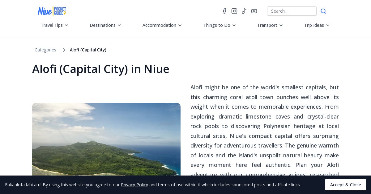 Alofi (Capital City) | Niue Pocket Guide
